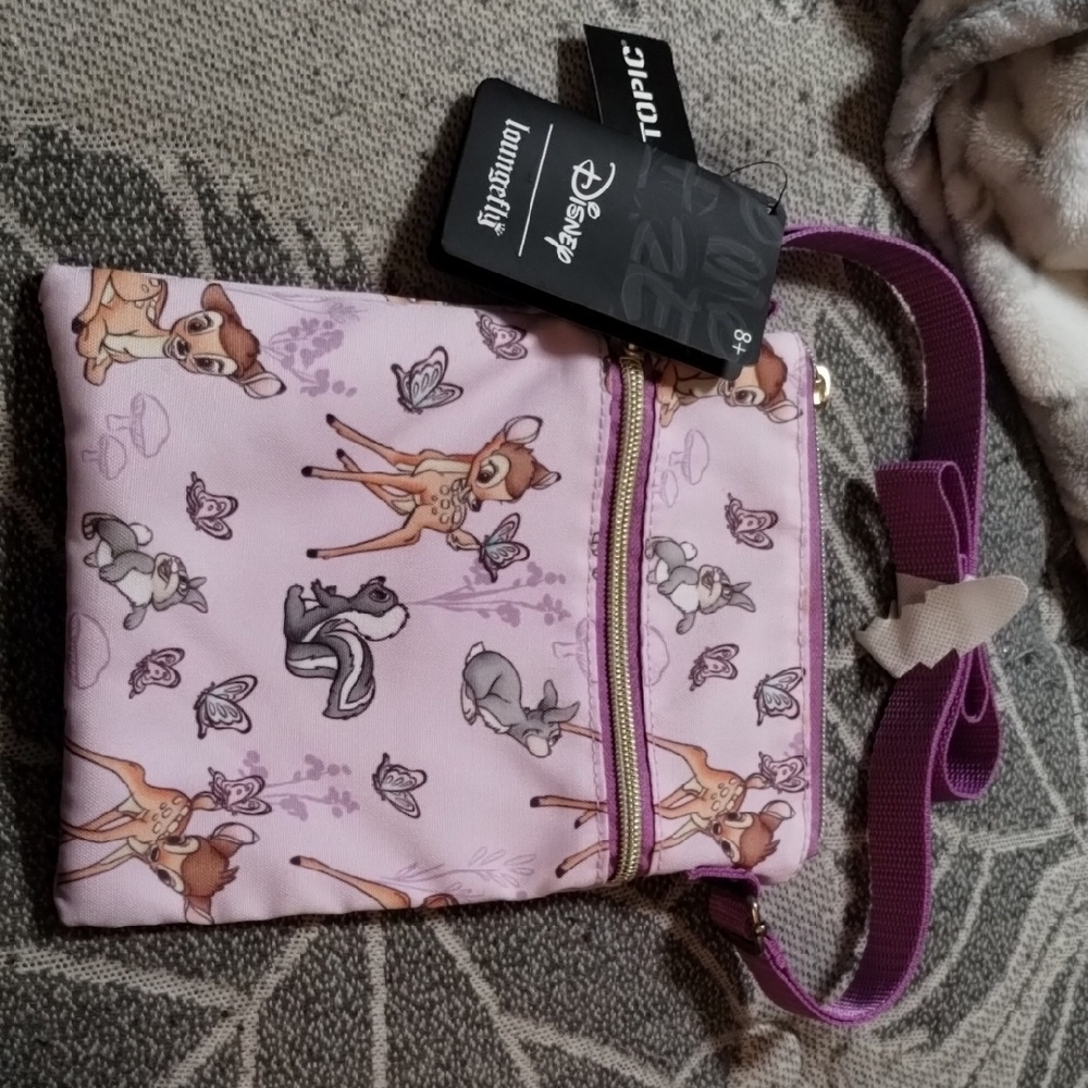 Disney Purple Crossbody Bag with Whimsical Design
